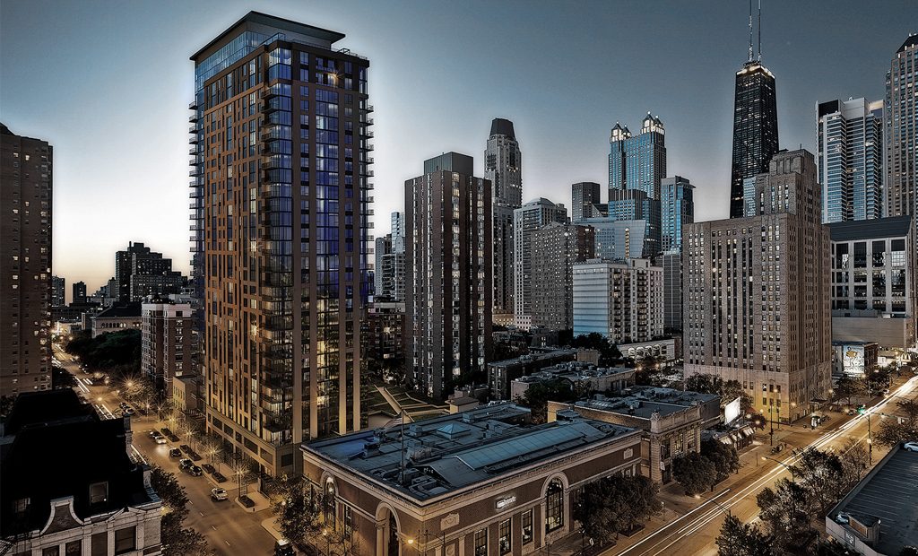 Stunning view of Downtown Chicago